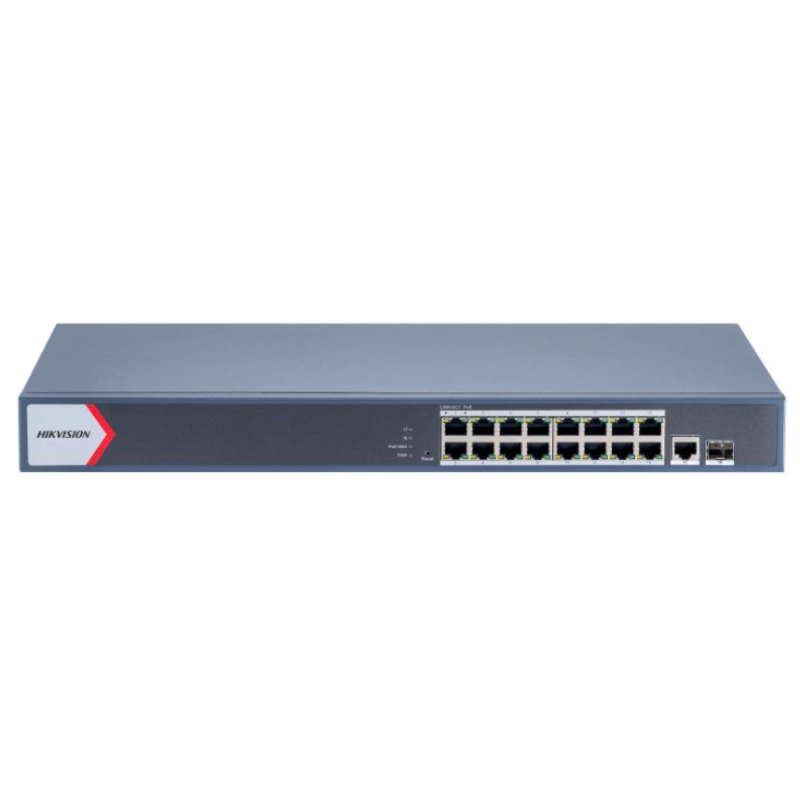 Hikvision DS-3E1518P-EI 16 Port Gigabit Smart POE Switch