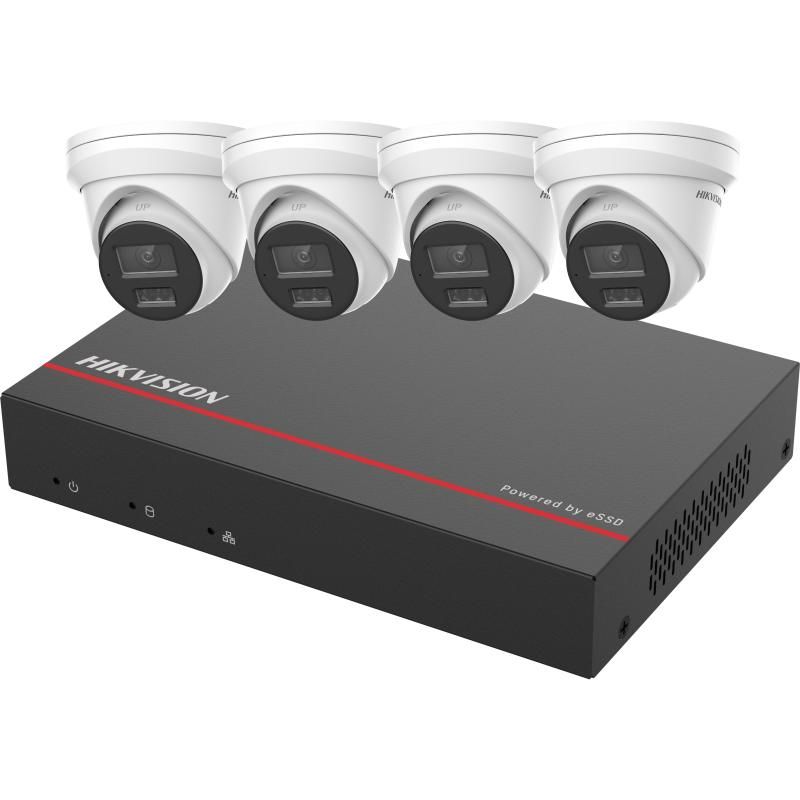 Hikvision EKI-K41T44L 4MP Turret PoE Kit