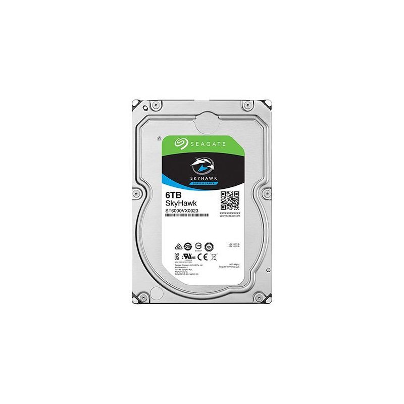 Seagate 6TB ST6000VXA01 Skyhawk 3.5 Hard Drive, SATA 6Gb/s HD-6TB-SV