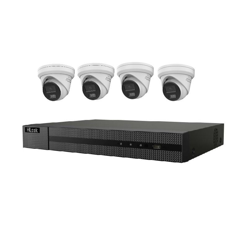 IP-KIT4642-BR 4CH, IP Camera: Turret, IP System, Kits, NVR, Turret