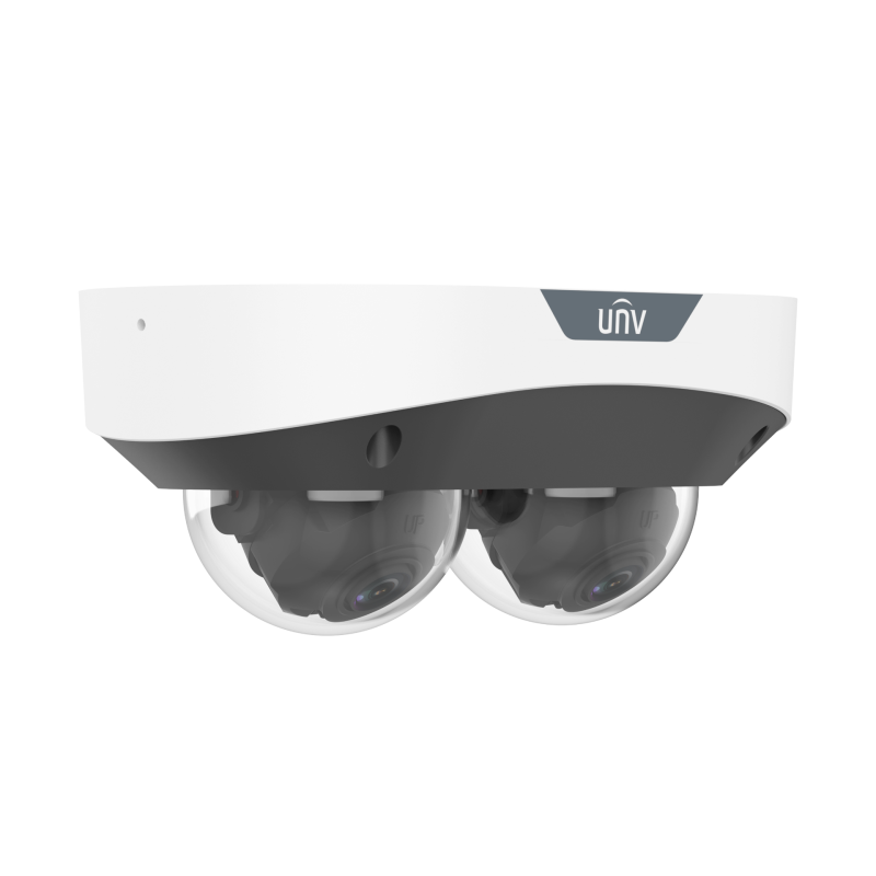 Uniview IPC3224SS-ADF28K-I1  2*4MP LightHunter MultiView Fixed IR Dome Network Camera