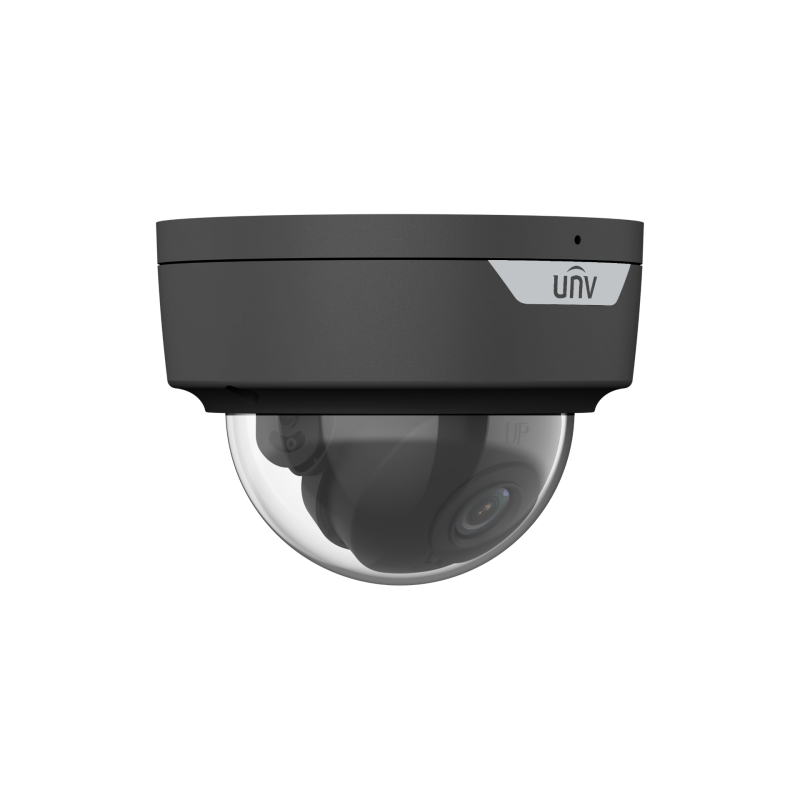 Uniview IPC325SS-ADF28K-I1-BK 5MP LightHunter Fixed IR Dome Network Camera (Black)