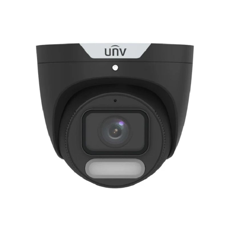 Uniview IPC3624SR-ADF28KM-WP-BK  4MP ColorHunter with Wise-ISP Fixed Eyeball Network Camera (Black)