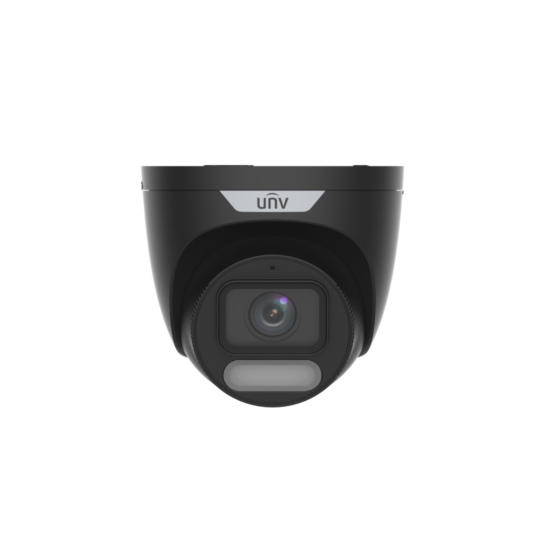 Uniview IPC3628SR-ADF28KM-WP-BK 8MP 4k ColorHunter w/ Wise-ISP Fixed Turret Camera (Black)