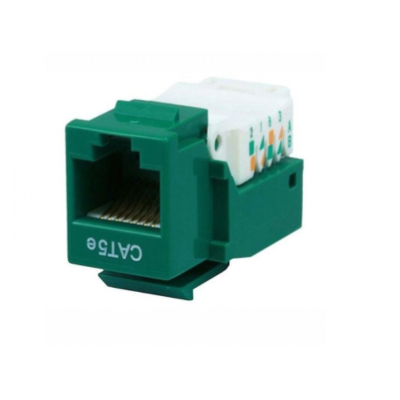 Jetview JE-KS-C5E-GRN Cat5e Keystone 5pcs/pack (180 degree)