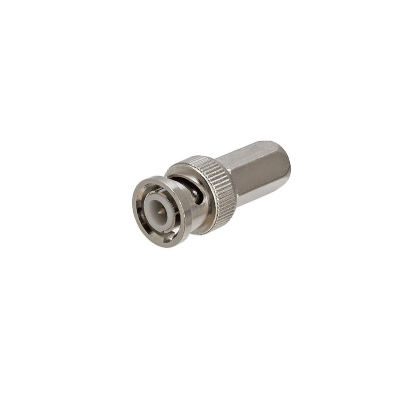 RG6 Twist-On BNC Male Coax Connector (BNC Twist on connector for RG6 cable) Model: JEC-036