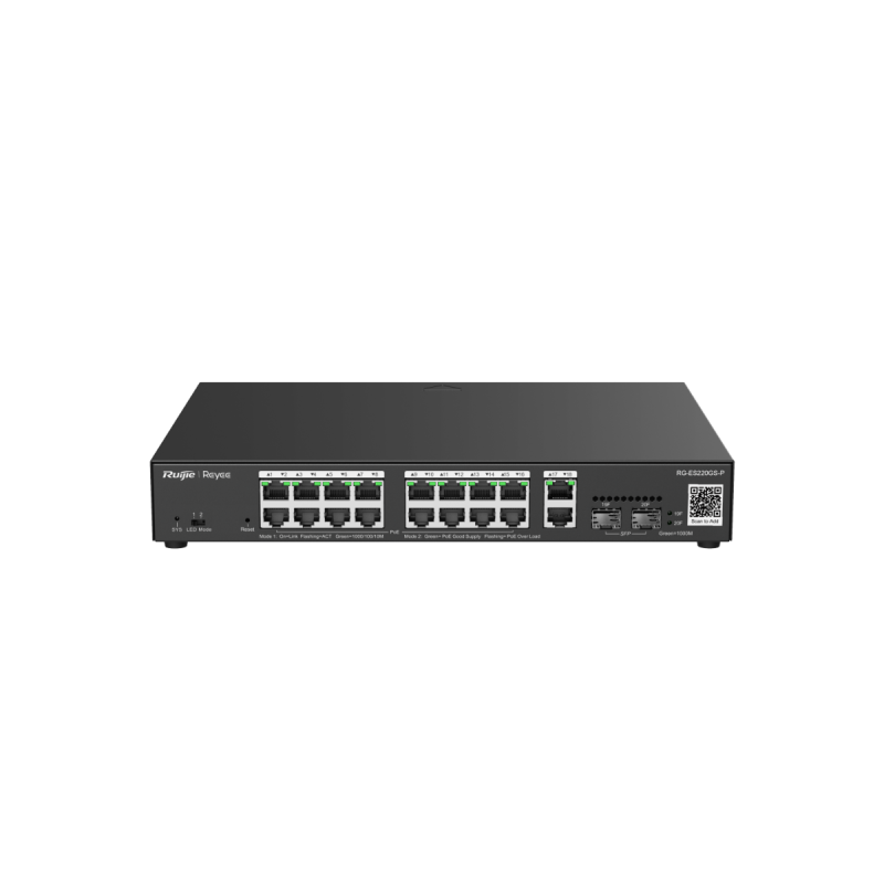 Reyee RG-ES220GS-P 20-Port Gigabit Smart Cloud Managed PoE Switch