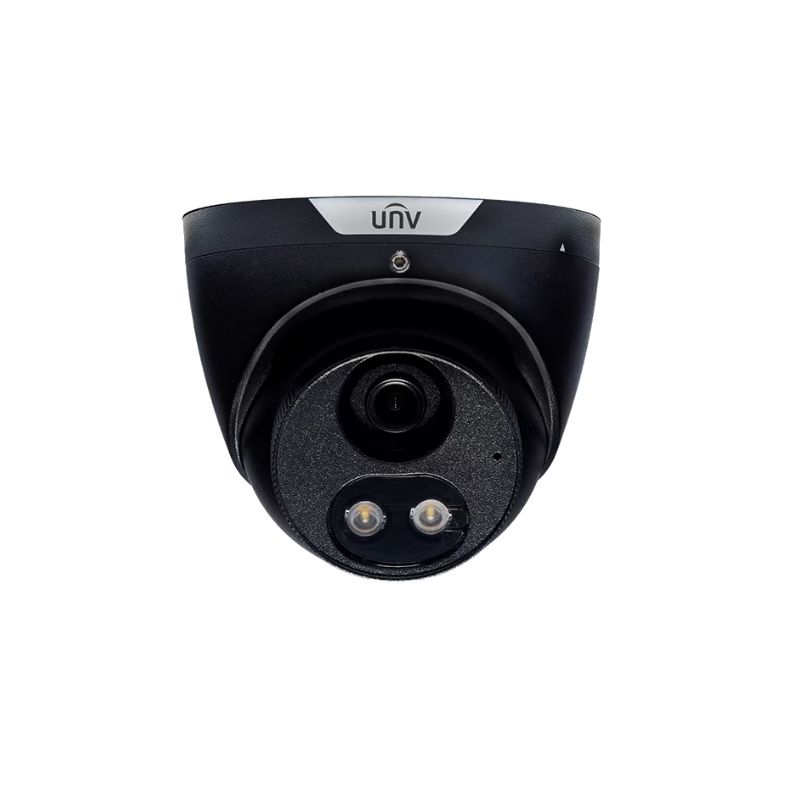 Uniview IPC3615SE-ADF28KM-WL-I0-BK  120dB WDR, IP67, Mic, 3-Axis, Colorhunter, HLC, Smart functions (Black)