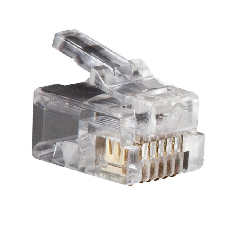 RJ11 Telephone Connectors - 100pcs/bag